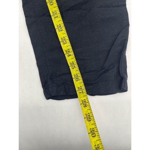 Linen Blend Pants For Women Casual Wear Elastic Waist Band & String Pockets Sz S - Picture 8 of 8